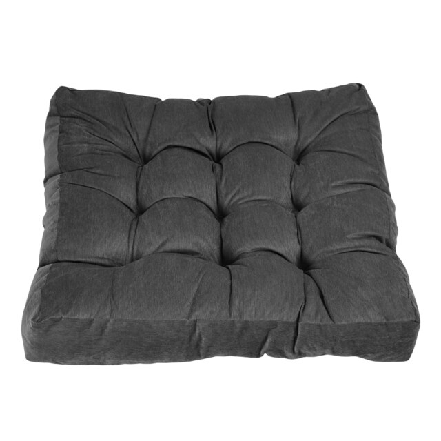 Living and Home Chair Cushion, Dark Grey Grey Dark Grey