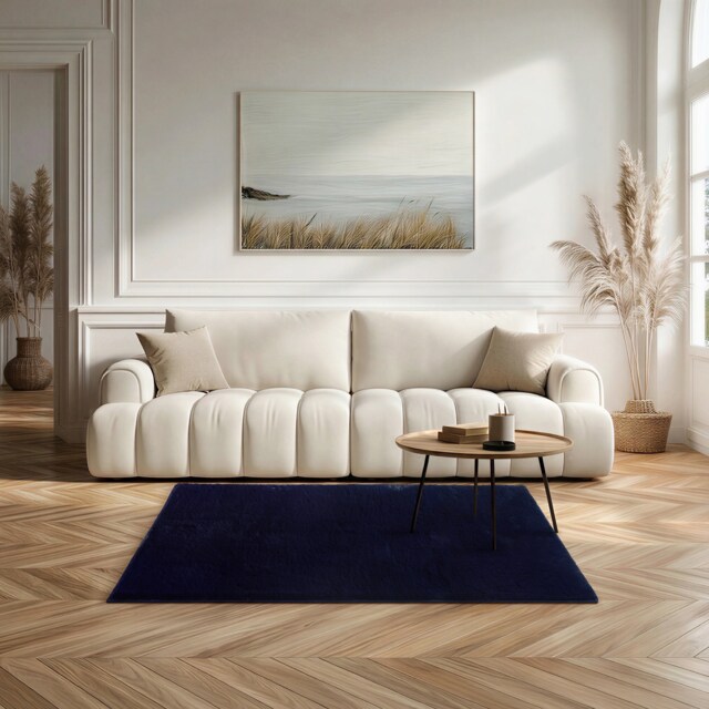 Softie Short Pile Faux Fur Living Room & Bedroom Rug