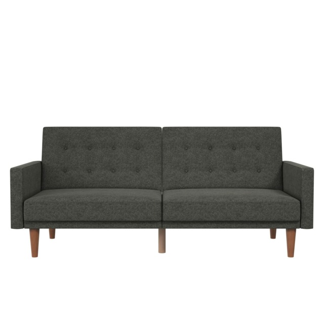 Wimberly Sofa Bed in Fabric Grey Grey GREY LINEN Two Seater