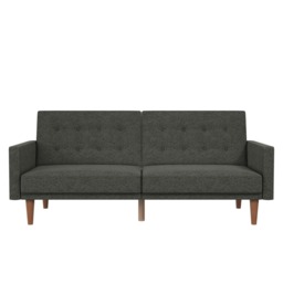 Wimberly Sofa Bed in Fabric Grey Grey GREY LINEN Two Seater
