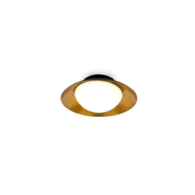 Side Led Black Copper Flush Ceiling Lamp G9