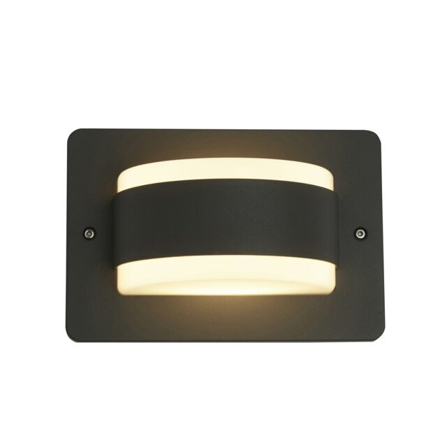 EVER - PLASTIC OUTDOOR WALL LIGHT BLACK