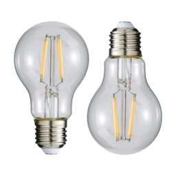 BHS 2 Pack of 6 Watt LED Vintage Style ES E27 Classic Light Bulb Clear Natural White 2