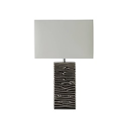 ValueLights Etienne Chrome Table Lamp and Warm White Bulb