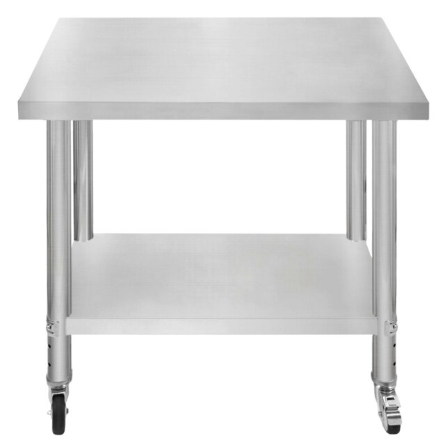 KuKoo Work Table – 90cm x 76cm x 86cm Silver