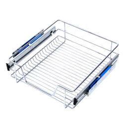 Living and Home Pull-out Metal Wire Basket Organizer for Kitchen