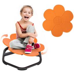 AIYAPLAY Sensory Spinning Chair for Kids, for Balance, Coordination, Orange