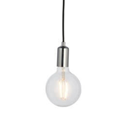 Studio 1 Light Pendant Chrome Plate, E27