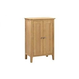 Classic Solid Oak Shoe Cupboard