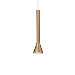 Diesis Led Slim Dome Pendant Ceiling Light Brass 3000K