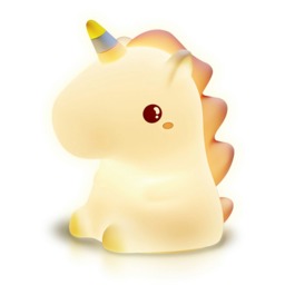 Groov-e GVLT01UN Rechargeable Colour Changing LED Night Light - Rainbow Unicorn