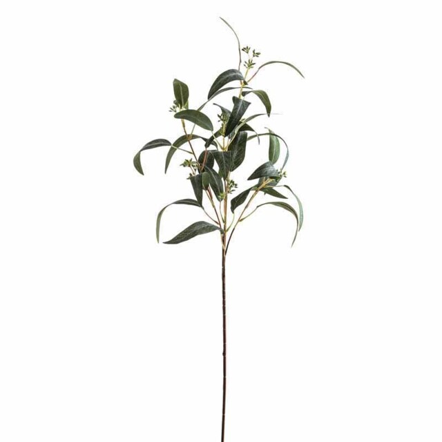 Seeded Eucalyptus Spray Artificial Plant - Fabric/Plastic - L10 x W10 x H86 cm - Green