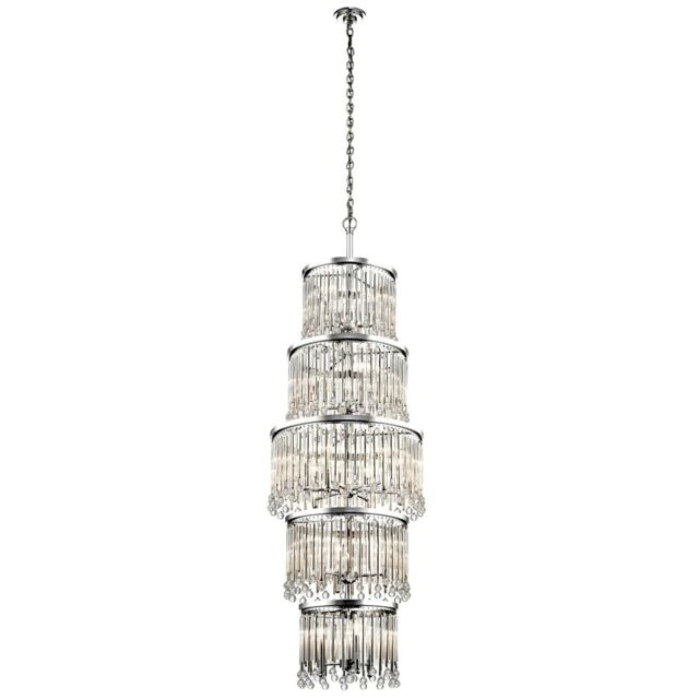 Kichler Piper Chandeliers Polished Chrome