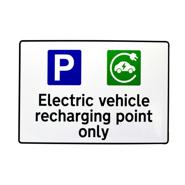 Scan Ev Recharging Point Only Rpvc 300x200mm - Multi Colour - 300 x 200mm