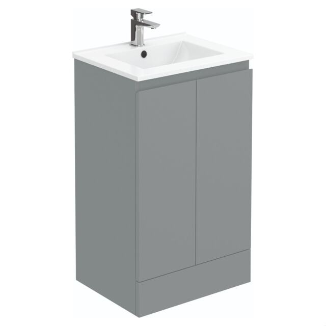 Balterley 500mm Matt Grey Vanity Unit with Basin