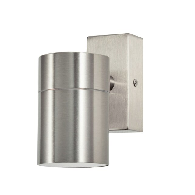 BHS Jared Outdoor Wall Light, Stainless Steel