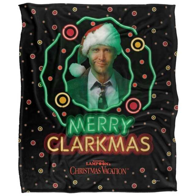 National Lampoon´s Christmas Vacation Merry Clarkmas Headshot Blanket - Multicoloured - One Size