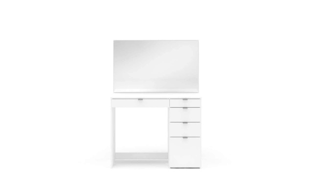 Ava 5 Drawer Dressing Table White