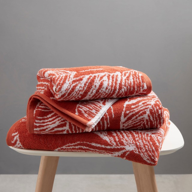 Fusion Matteo Bath Sheet Terracotta