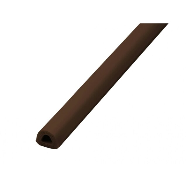 Faithfull Epdm Draught Excluder, D Profile - Brown - 9mm x 7.5mm Brown