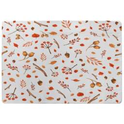 Acorns & Leaves (Rug) Orange M