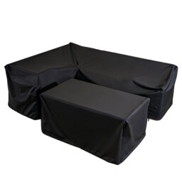 Direct Wicker Protective Cover - Corner Set with Rectangular Table