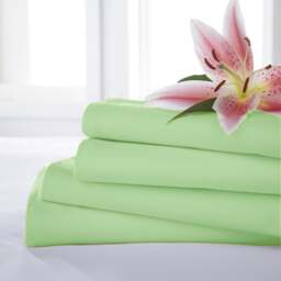 Martex Percale Fitted Sheet Green Single Green Single