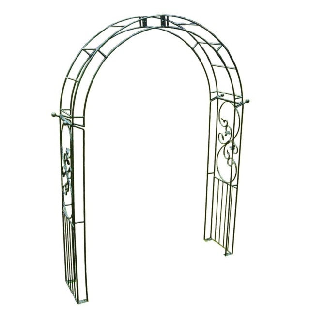 Imperial Traditional Arch (Including Ground Spikes) Bare Metal - Ready to Rust - Steel - L43.2 x W170.1 x H256.4 cm