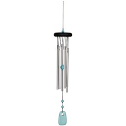 Woodstock Outdoor Chakra Wind Chime - Turquoise