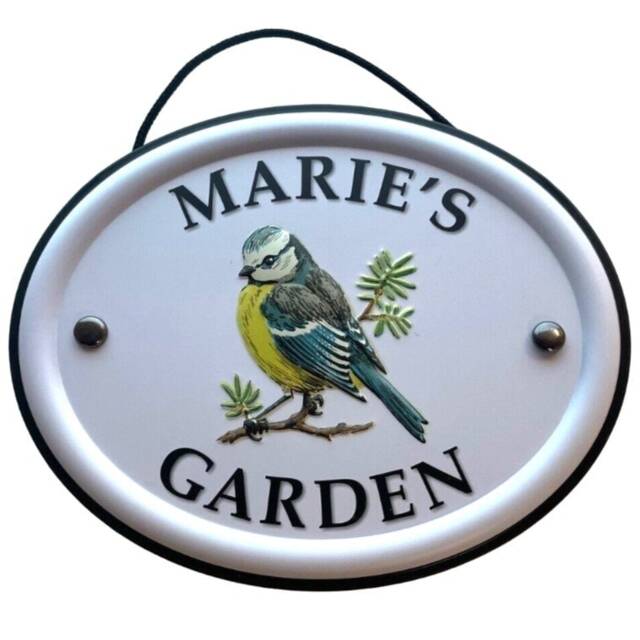Decorative Bird Garden Sign - Marie