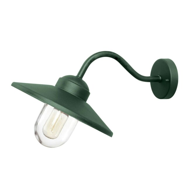 Klampenborg 1 Light Outdoor Wall Lantern Fir Green IP44