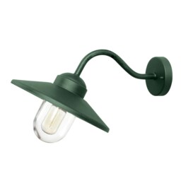 Klampenborg 1 Light Outdoor Wall Lantern Fir Green IP44