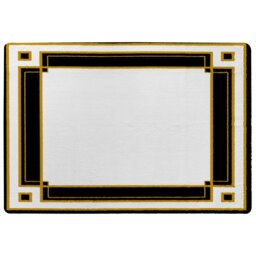 Art Deco Black & Gold (Rug) Multi M