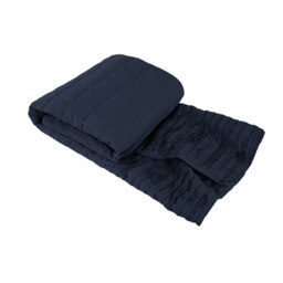 Martex Throw Navy Blue Blue