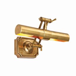 2 Light Picture Wall Light Lamp Brass, LED E14