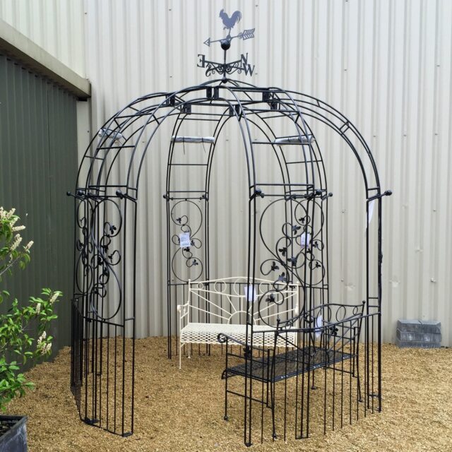 Imperial 6 Sided Trad & Panels Bare Metal - Ready to Rust - Steel - L243.8 x W243.8 x H259.1 cm
