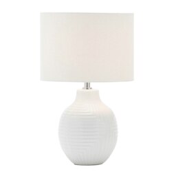 BHS Gus Table Lamp, Cream