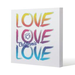 Love California (Canvas Print) Cream