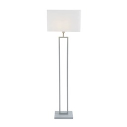 Imogen Grey Chrome Modern Floor Lamp