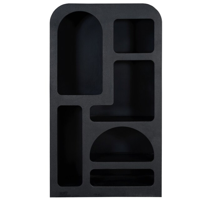 Bookcase Large Otis Geometric Black