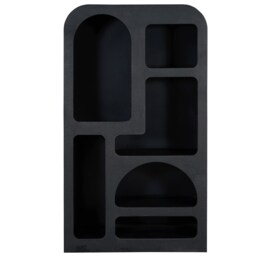 Bookcase Large Otis Geometric Black