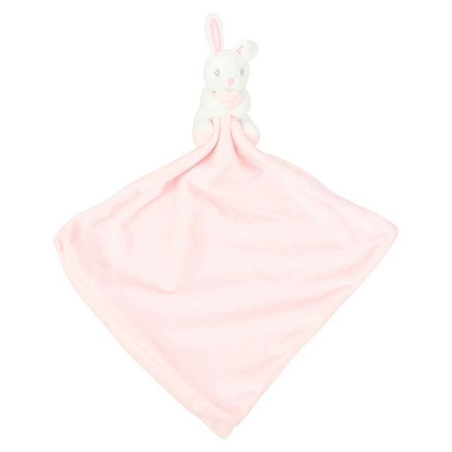 Mumbles Rabbit Baby Blanket - Pink/White - One Size