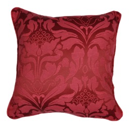 D & D Eastbourne Filled Cushion Burgundy
