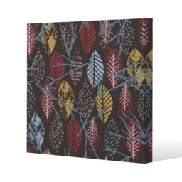 Prints Of Autumn Leaves (Canvas Print) Cream