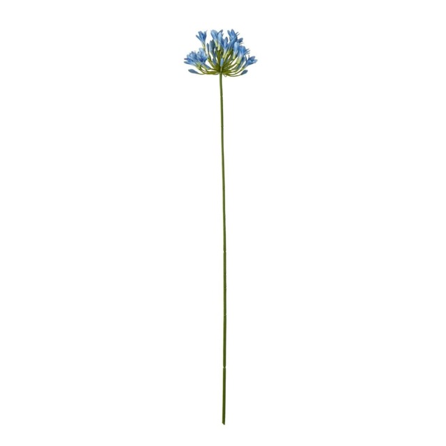 Hill Interiors Agapanthus Artificial Flower Spray - Blue - One Size