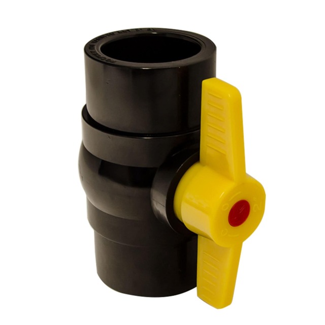 "Pisces 2"" Pond Ball Valve PVC Solvent Weld Hose Pipe Water Flow Control"