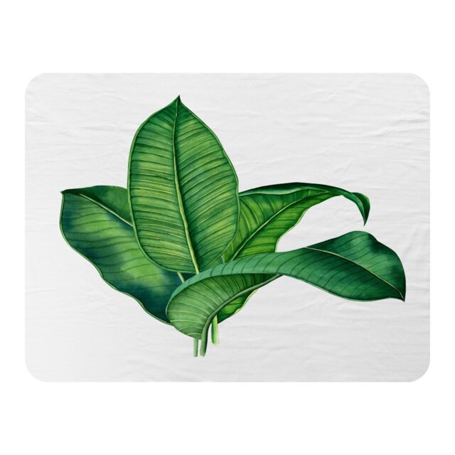 Bunched Leaves Blanket Multi