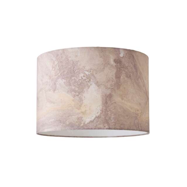 ValueLights Leanne Marble Effect Fabric Pendant Shade
