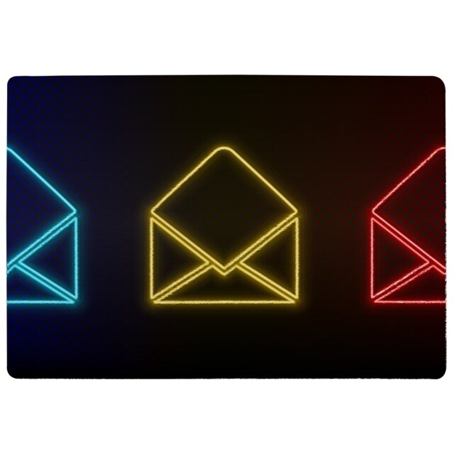 Neon Email Set Rug Multi