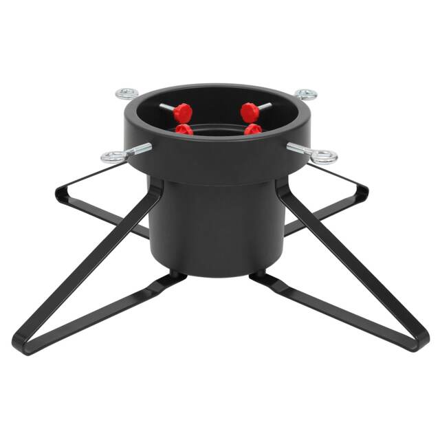 Harbour Housewares Classic Real Christmas Tree Stand - 5.5in - Black